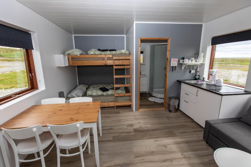 Eldhús eða eldhúskrókur á Lysuholl
