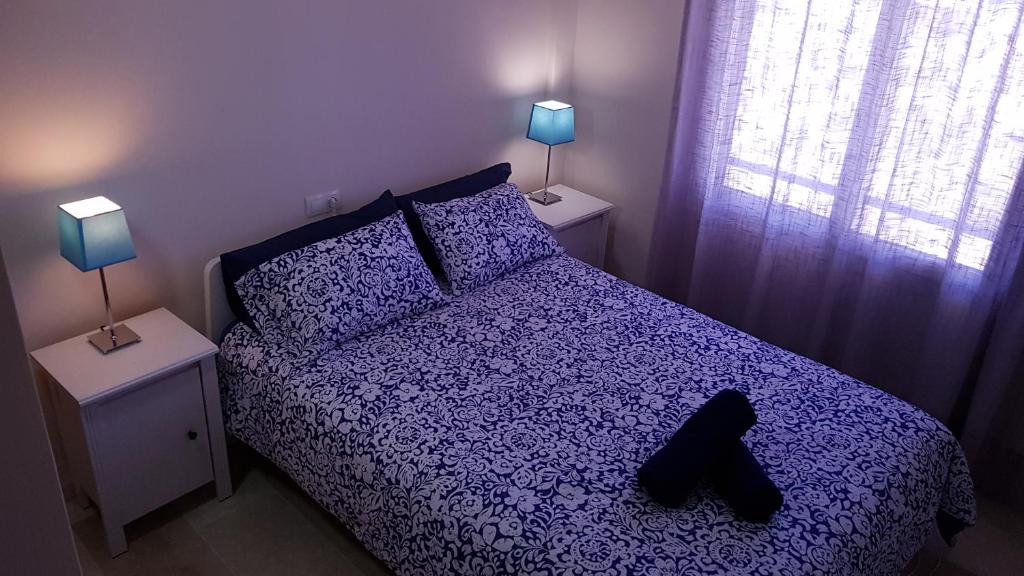 Posteľ alebo postele v izbe v ubytovaní Costa del Sol Manilva Playa Spa