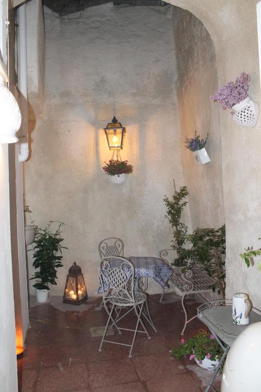 A patio or other outdoor area at MaGiA