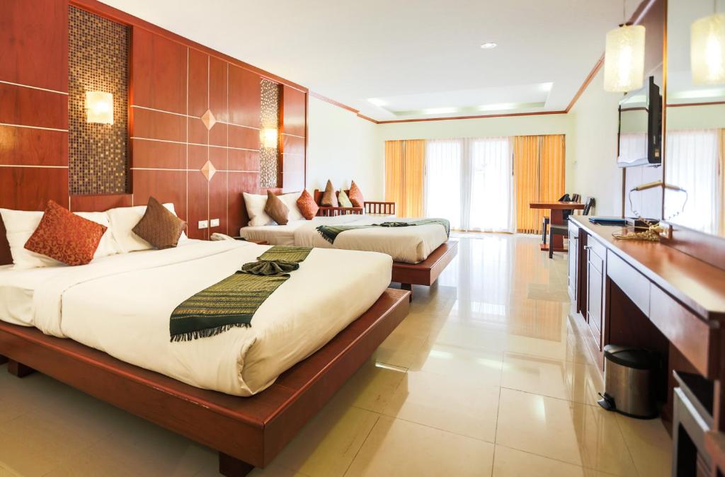 Lanta Casuarina Beach Resort - SHA Plus - 带露台的家庭间