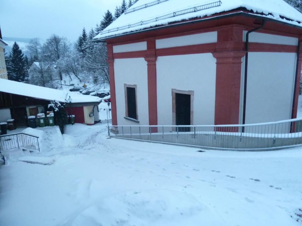 Haus Daniel Mariazell v zimě