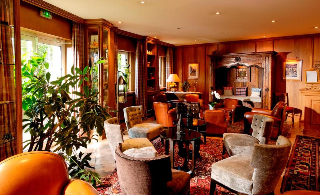 Posezení v ubytování Hotel Restaurant L'Ami Fritz