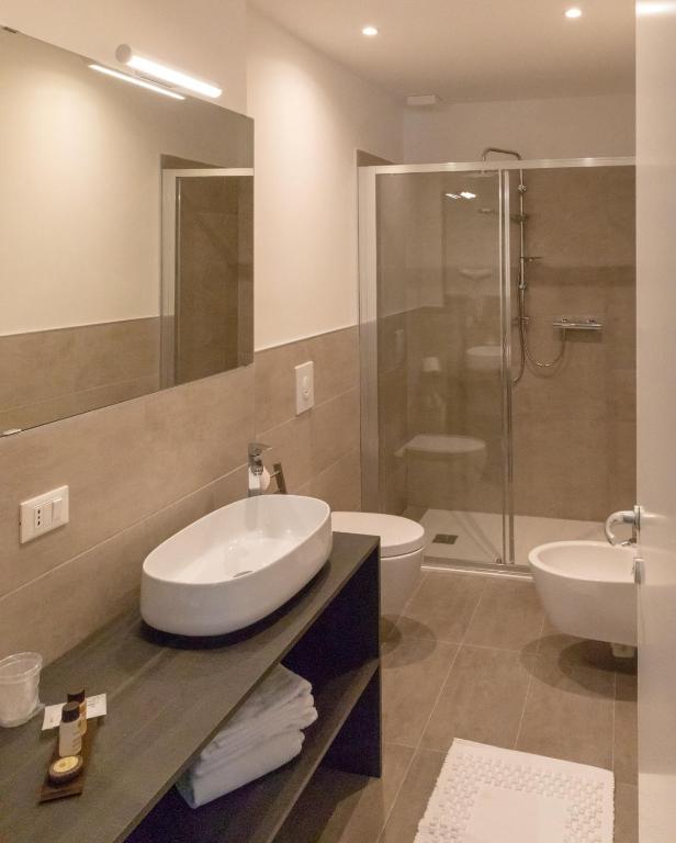 Koupelna v ubytování B&B Fablas