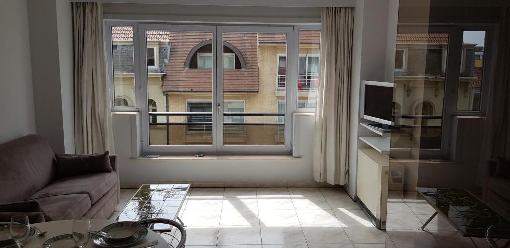 Posezení v ubytování Studio Casinoplein Middelkerke