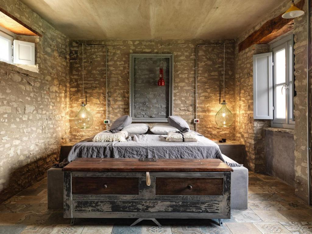 Postel nebo postele na pokoji v ubytování Cascina Facelli - Luxury Country House