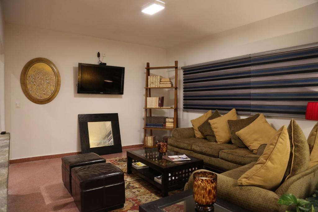 Posezení v ubytování Casa Massima Hotel