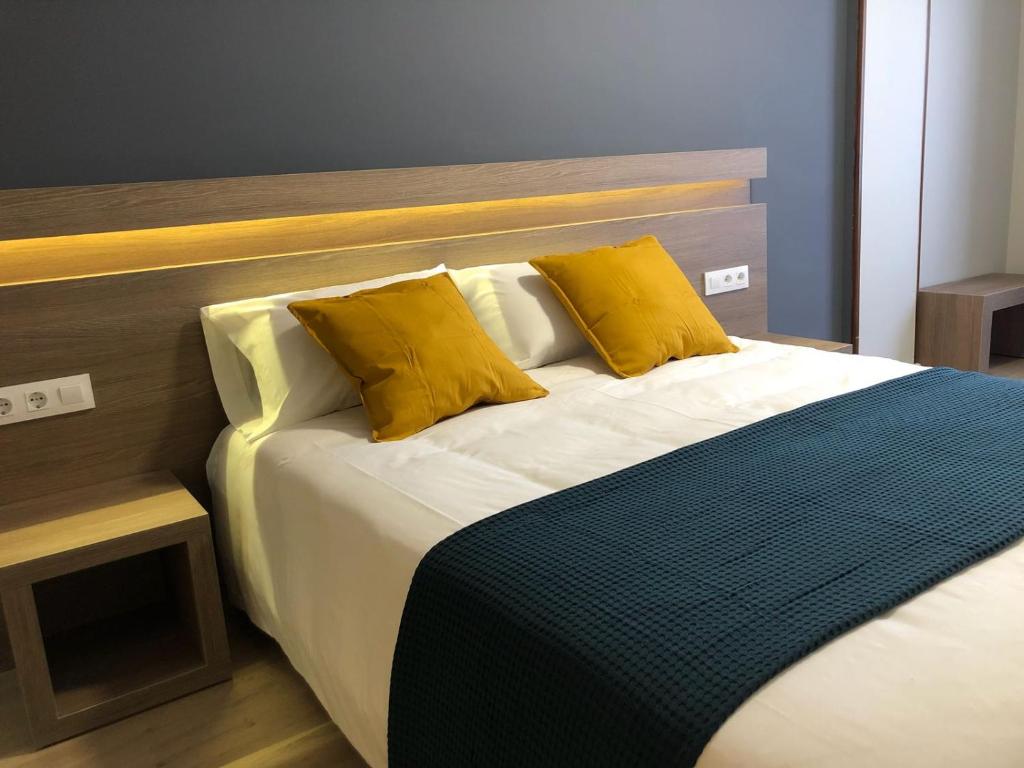Cama o camas de una habitación en Hotel Alda Estación Pontevedra