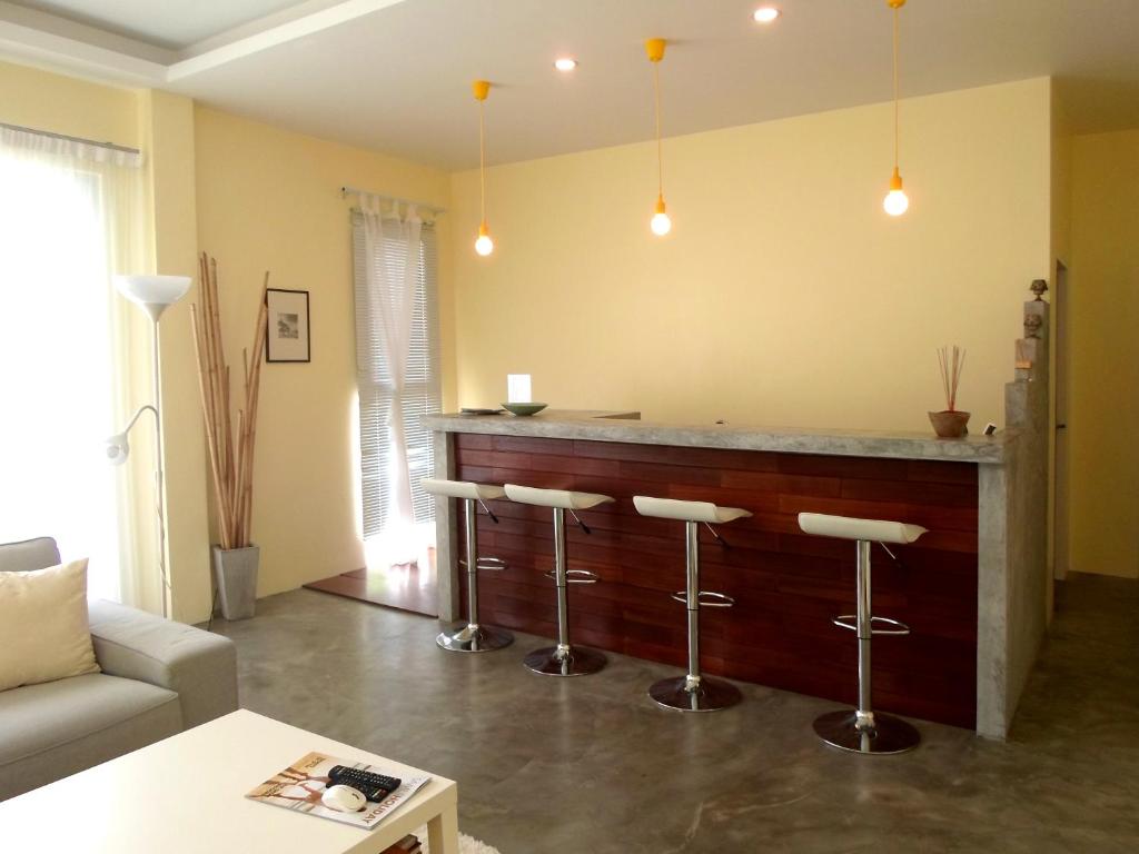 Posezení v ubytování Chuan Chom Villas