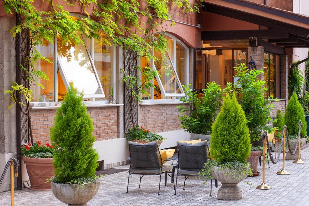 Zahrada ubytování Albergo Al Moretto