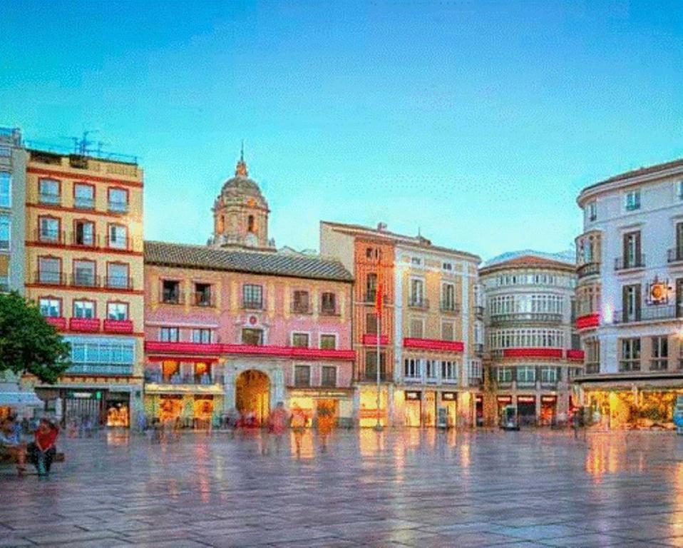 Widok na miasto Malaga z tego apartamentu