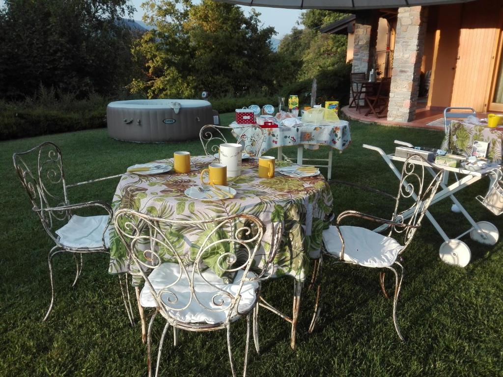 Zahrada ubytování B&B Villa Claudia