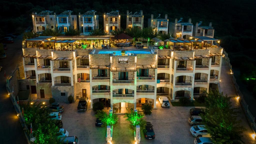 Budynek, w którym mieści się aparthotel