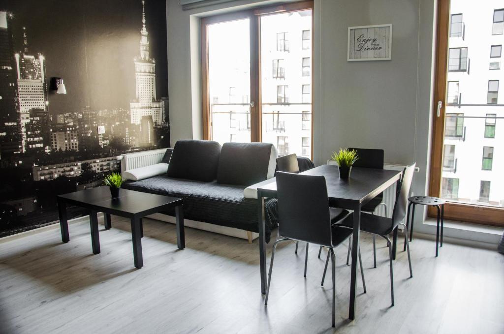 Posedenie v ubytovaní Apartament Expo Brylowska