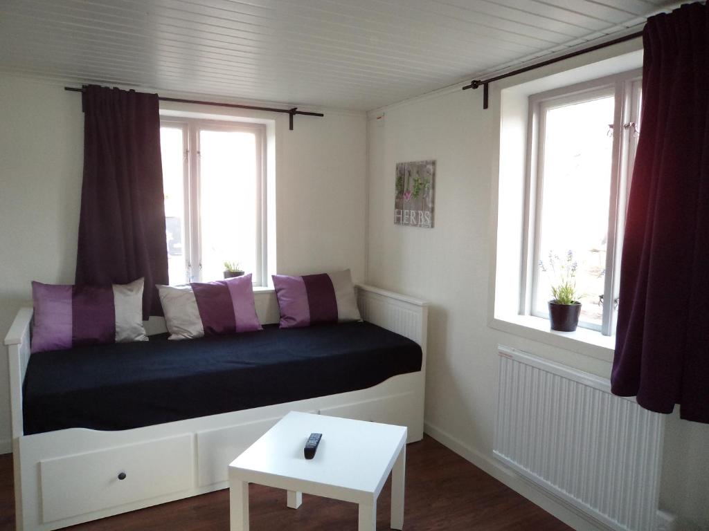 Posezení v ubytování Gamla Bryggeriet Bed & Breakfast
