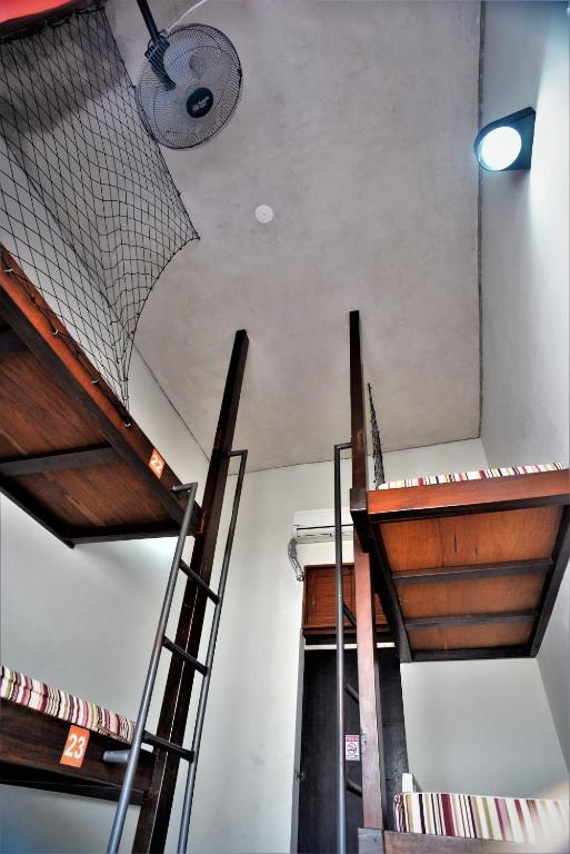 Postel nebo postele na pokoji v ubytování Laranjeiras Hostel