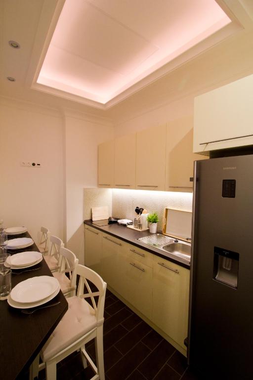 Kuchyňa alebo kuchynka v ubytovaní Elisabeth Bridge Apartmans