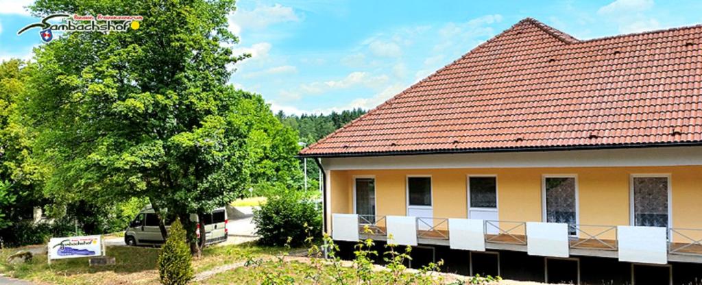 Budova, kde se penzion nachází