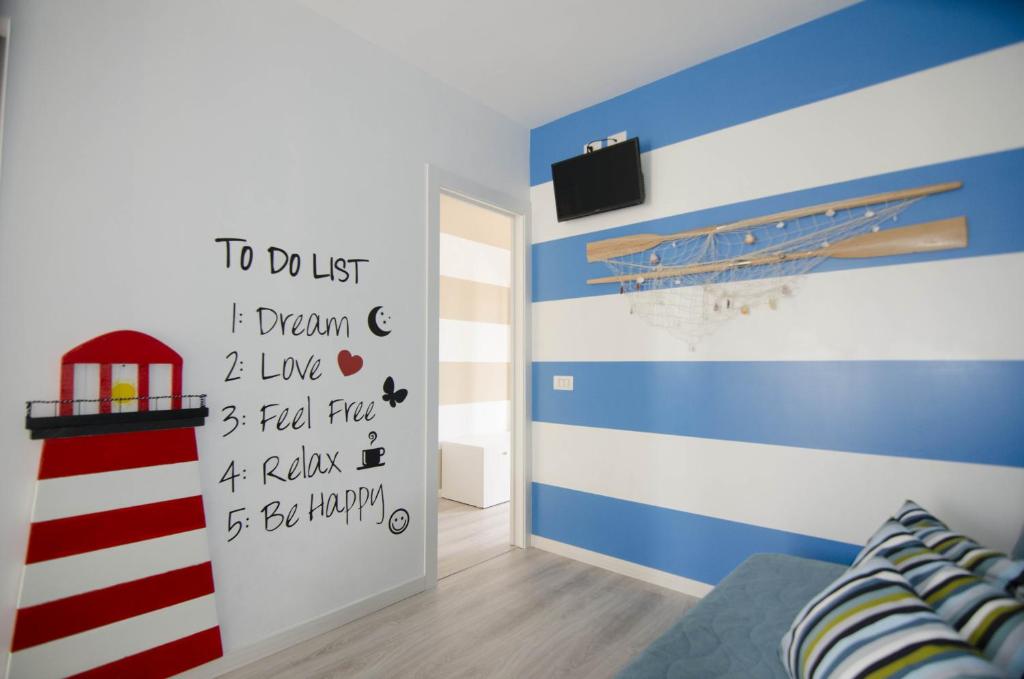 Postel nebo postele na pokoji v ubytování Casa degli Artisti