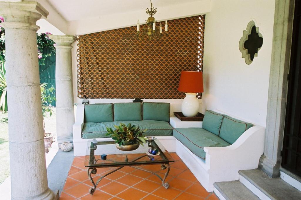 Posezení v ubytování Casa Marly
