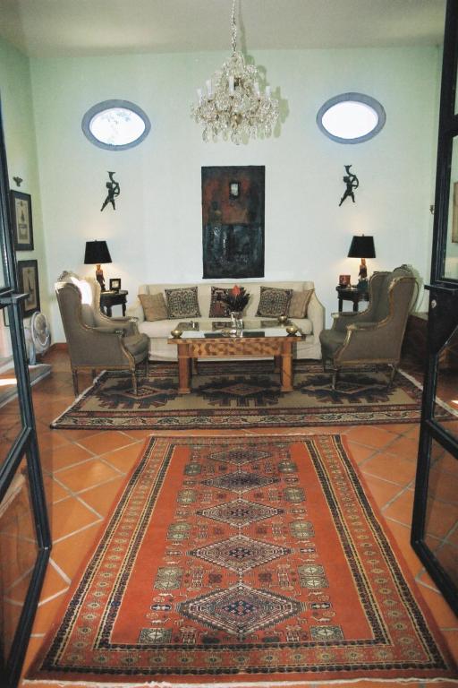 Posezení v ubytování Casa Marly