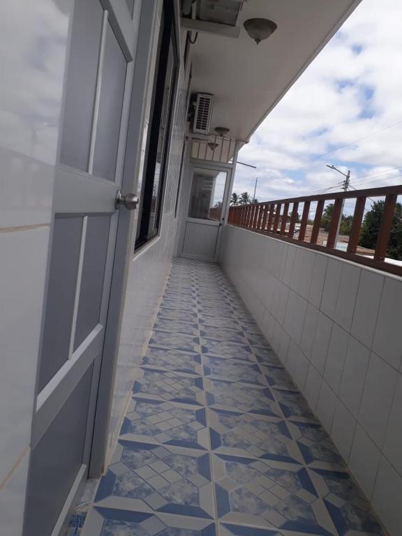 Balkón nebo terasa v ubytování Hostal Insular