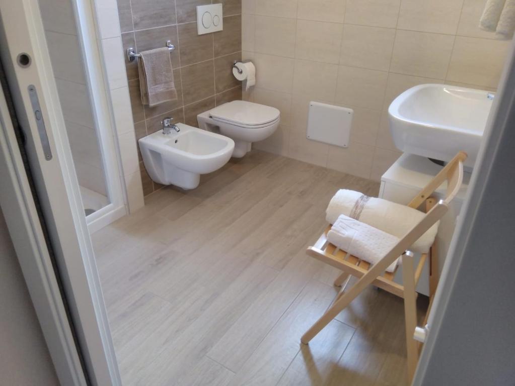 Koupelna v ubytování Danilo Apartments