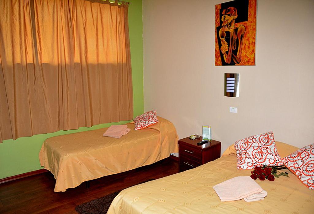 Postel nebo postele na pokoji v ubytování Hostal Terra 2 - EL CONDADO