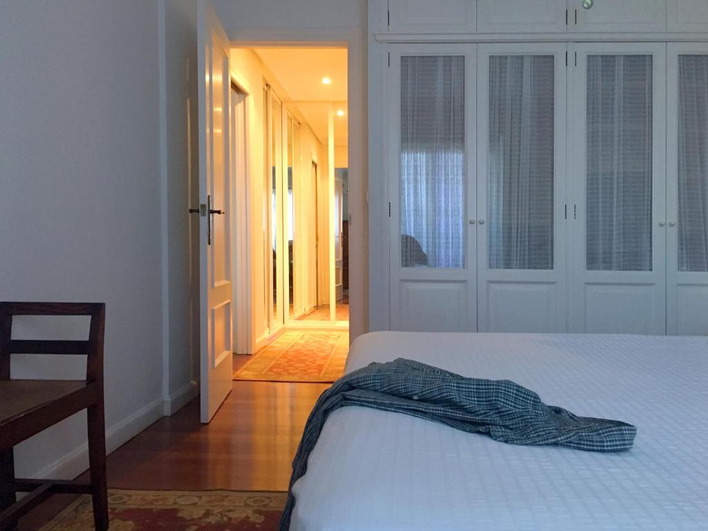 Postel nebo postele na pokoji v ubytování RIVER SUITE Apartment