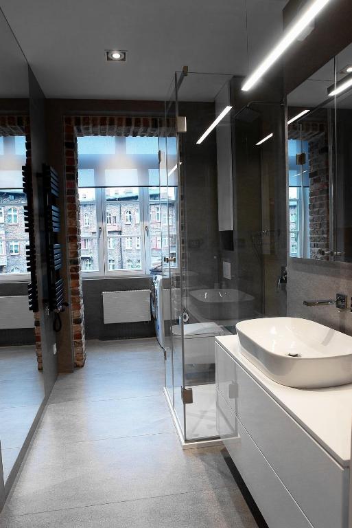 Kúpeľňa v ubytovaní Szopienicka Luxury
