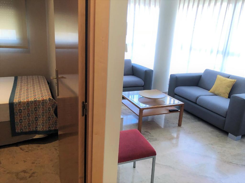 Posezení v ubytování Apartamentos Plaza Picasso
