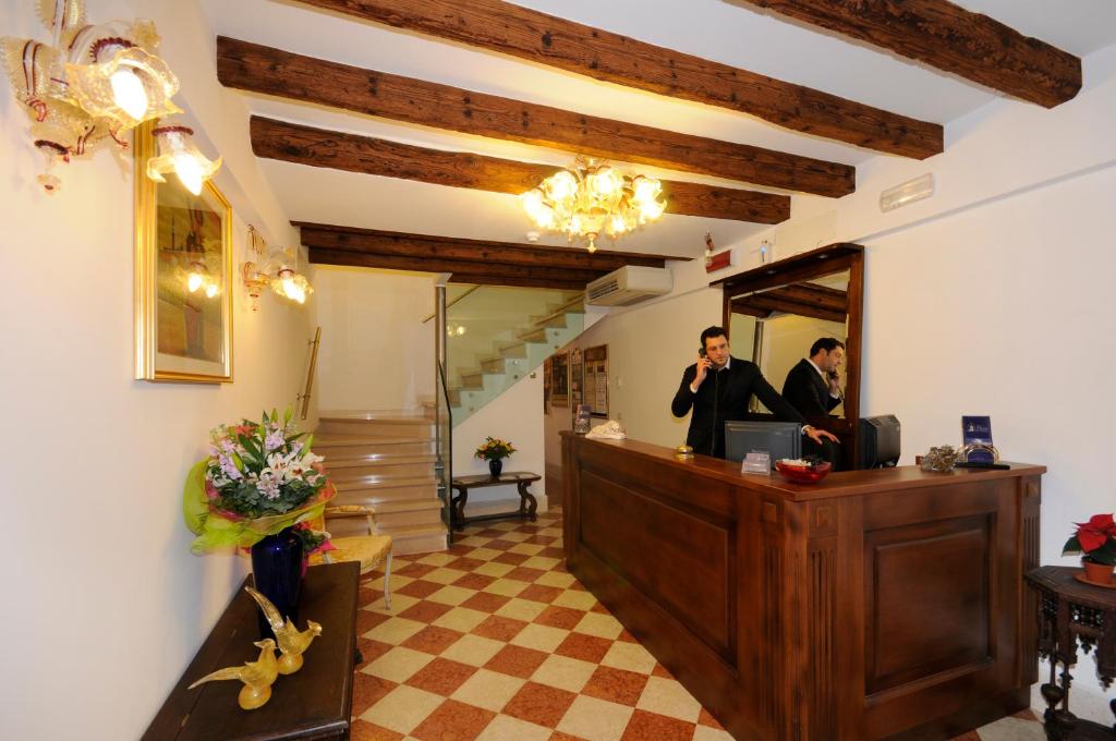 Vstupní hala nebo recepce v ubytování Hotel Il Mercante di Venezia