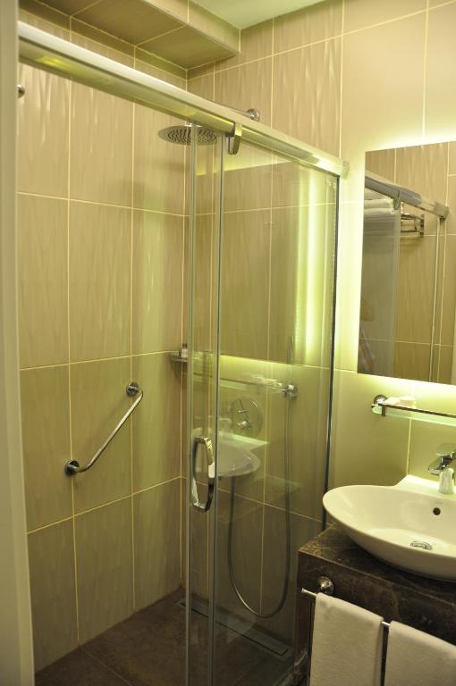 Koupelna v ubytování Centrum Suites İstanbul
