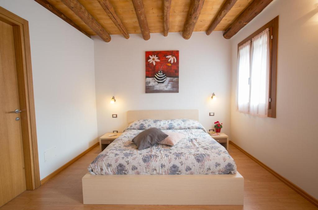 Postel nebo postele na pokoji v ubytování Bed and Breakfast La Quiete