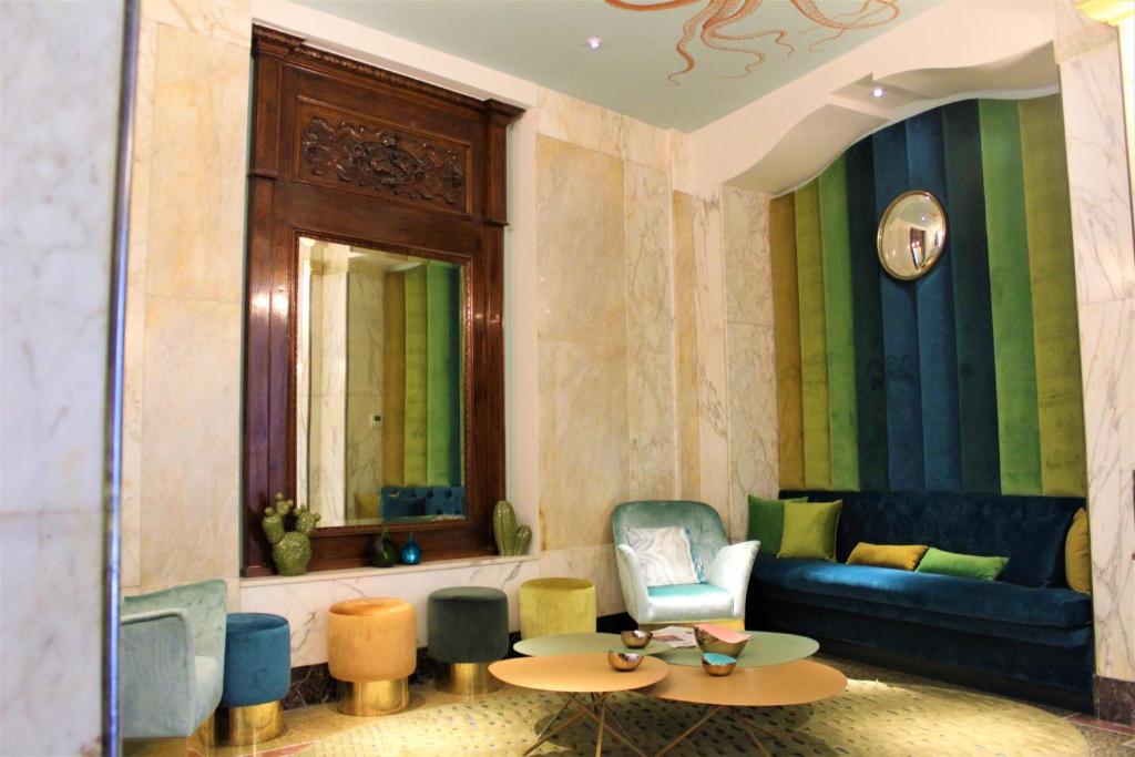 Posezení v ubytování Hotel Continental Genova