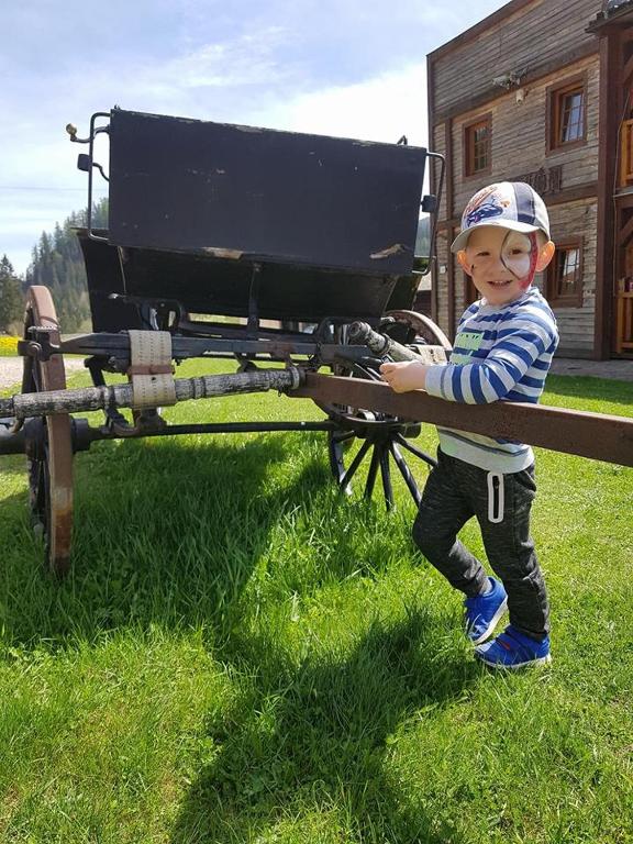 Děti v ubytování Ranč pod Ostrou Skalou