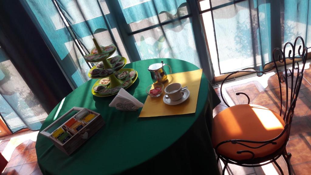 Posezení v ubytování B&B Scogli Bianchi