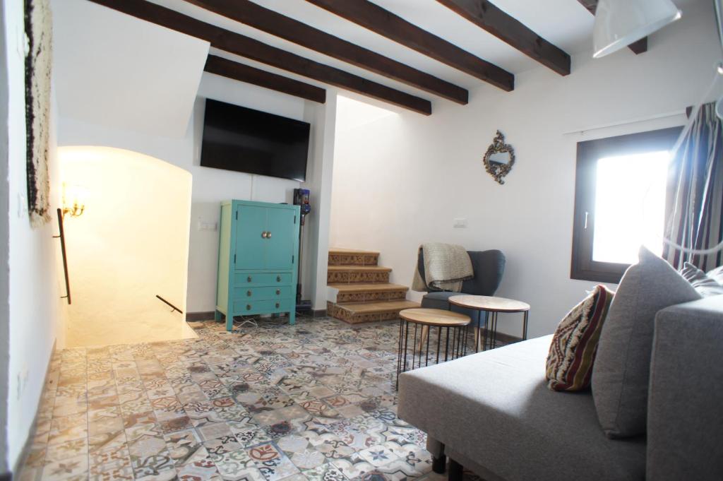 Posezení v ubytování Casa con Balcon