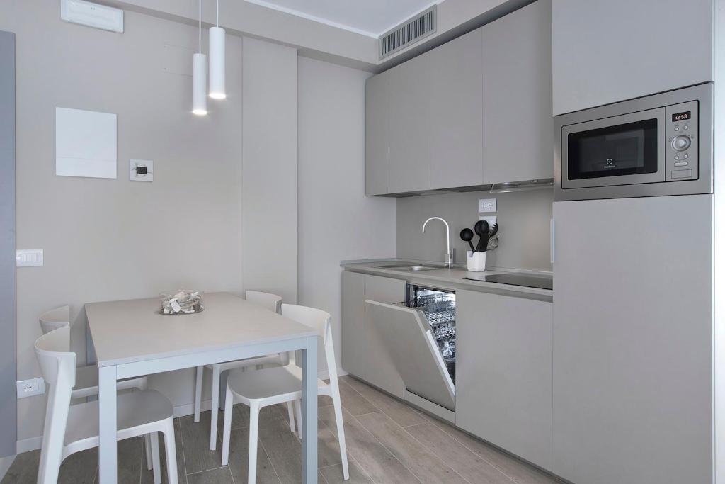 Kuchyň nebo kuchyňský kout v ubytování Residence Dolcemare