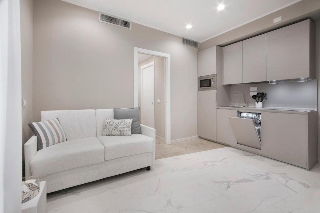 Kuchyň nebo kuchyňský kout v ubytování Residence Dolcemare