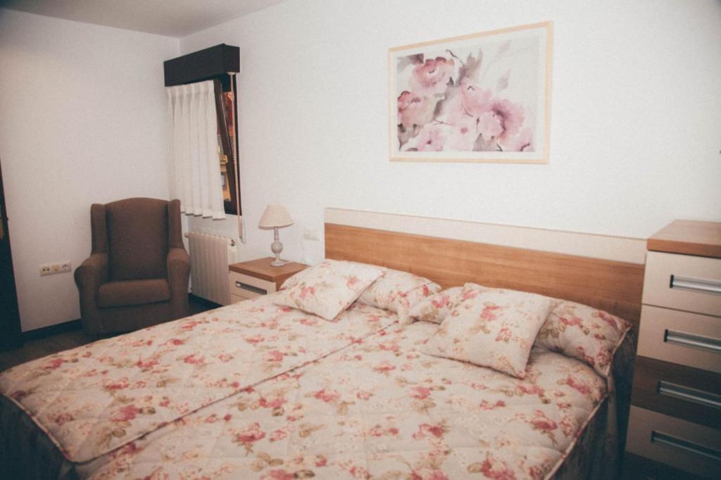 A bed or beds in a room at La Casina