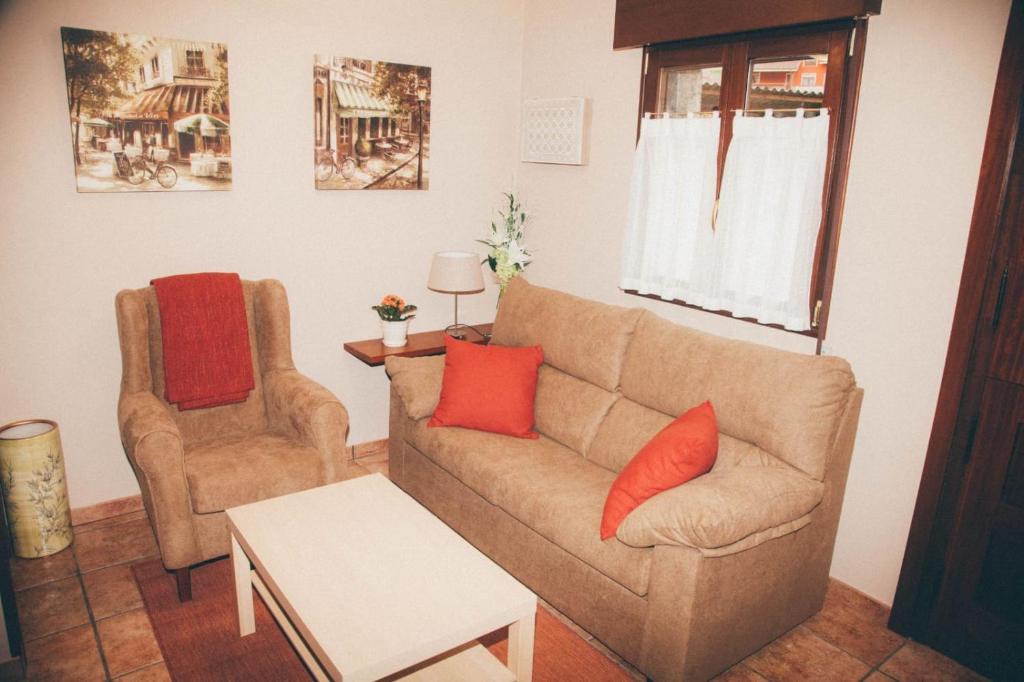 A seating area at La Casina