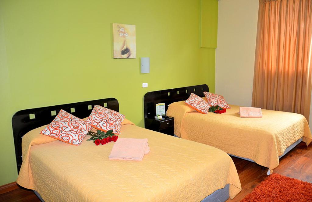 Postel nebo postele na pokoji v ubytování Hostal Terra 4 - EL LABRADOR