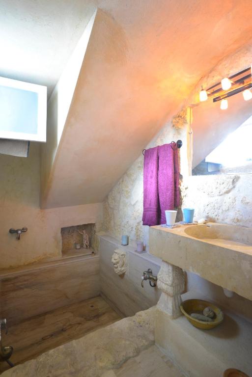 Een badkamer bij Dar R'Bat, Maison d'Hôtes de charme