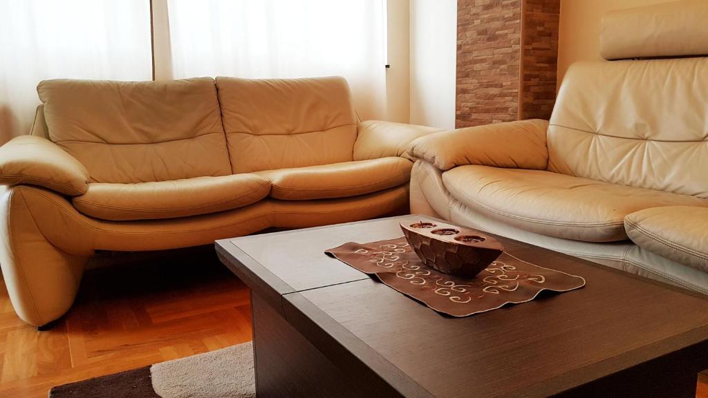 Posezení v ubytování Apartman Pullum