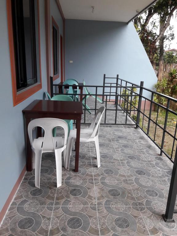 Balkón nebo terasa v ubytování cubby's guesthouse