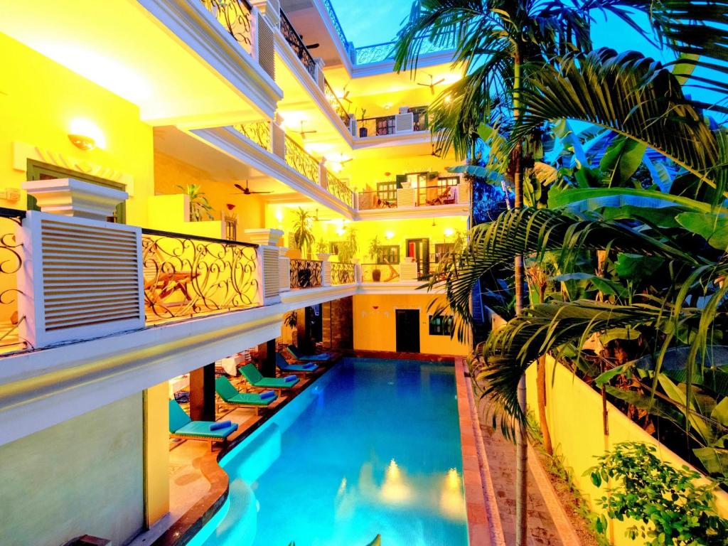 Bazén v ubytování Golden Banana Residence nebo v jeho okolí