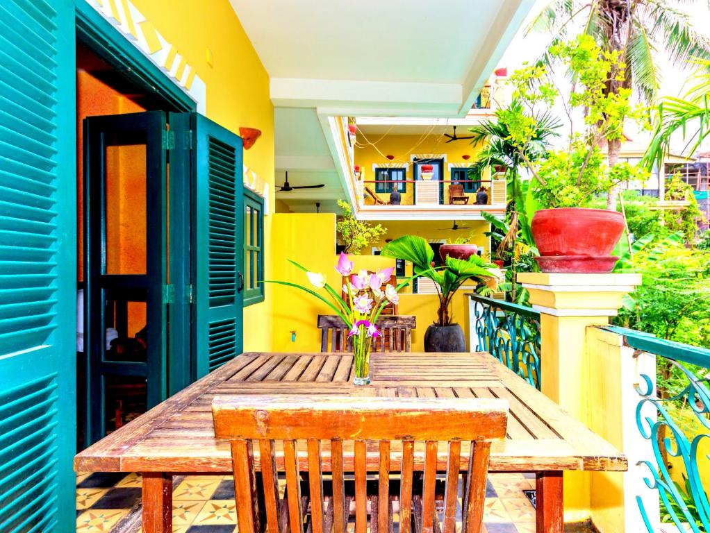 Balkón nebo terasa v ubytování Golden Banana Residence