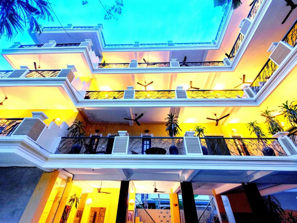 Balkón nebo terasa v ubytování Golden Banana Residence