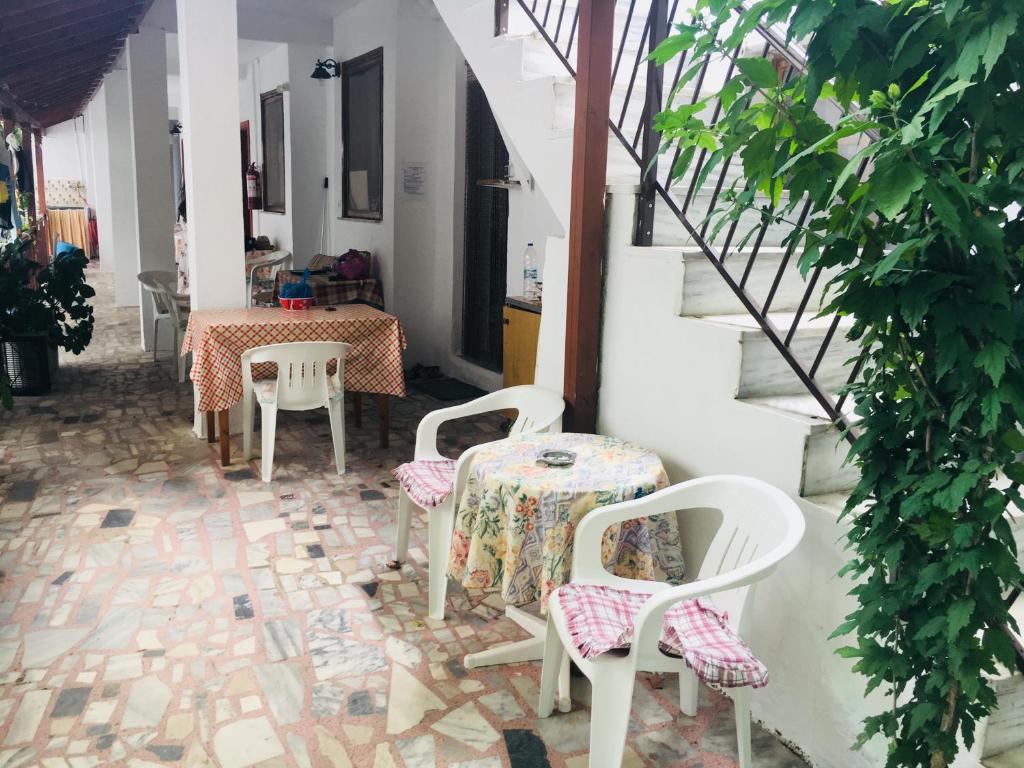 Posezení v ubytování AVRA Rooms
