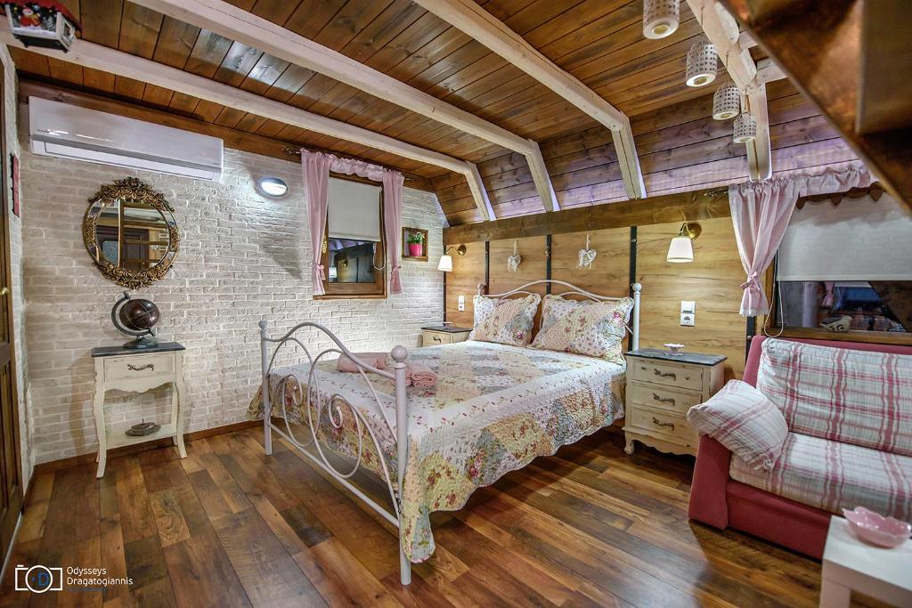 Postel nebo postele na pokoji v ubytování Traditional Guesthouse